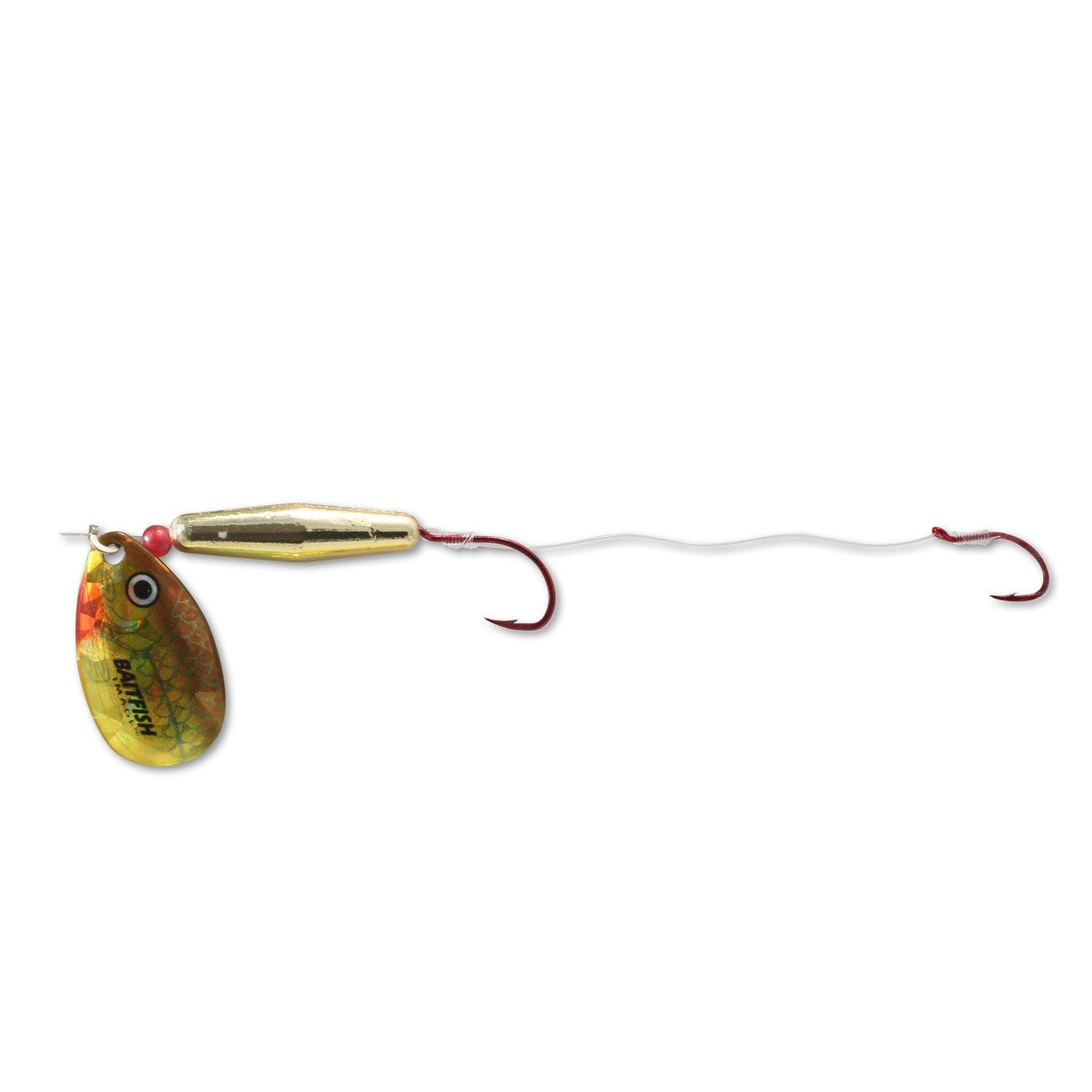 BAITFISH FLOAT'N SPIN DE NORTHLAND - GOLD SHINER image