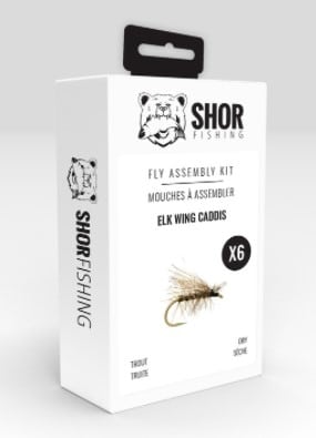 SHORE FISHING BOITE D'ASSEMBLAGE DE MOUCHE, ELK WIND CADDIS image 0