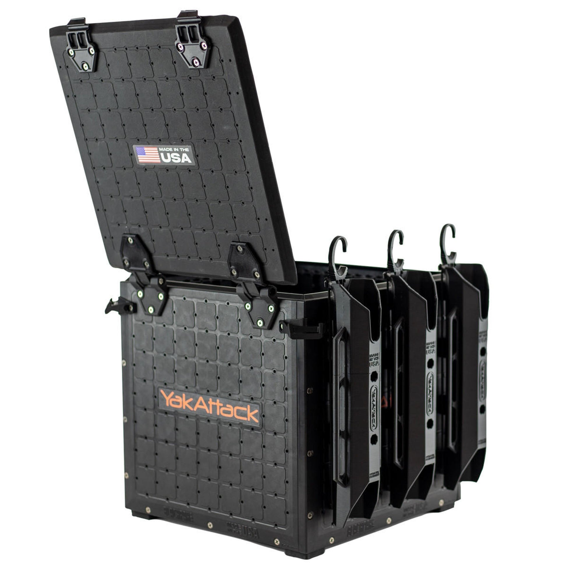 YAK ATTACK CAISSE DE PÊCHE POUR KAYAK BLACK PRO 13" X 13" image 1