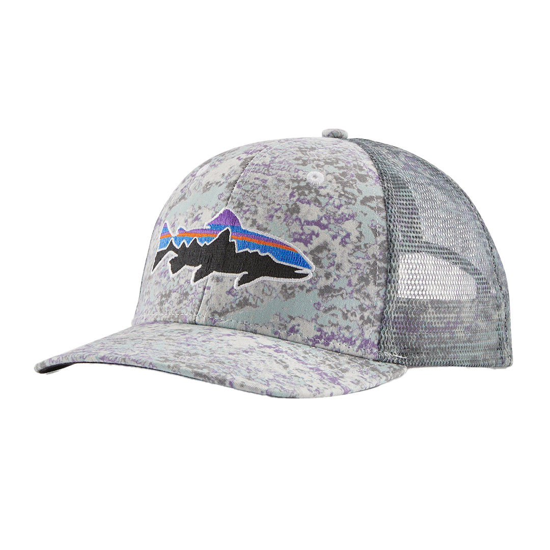 PATAGONIA CASQUETTE TRUCKER TROUT - ROCK WASH THERMAL BLUE image 0