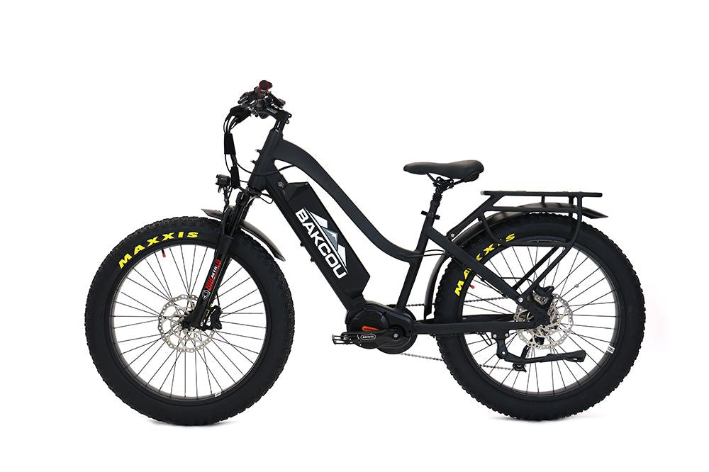 BAKCOU EBIKE MULE STEP-THROUGH 26"1000W 21Ah, MATTE BLACK image 0