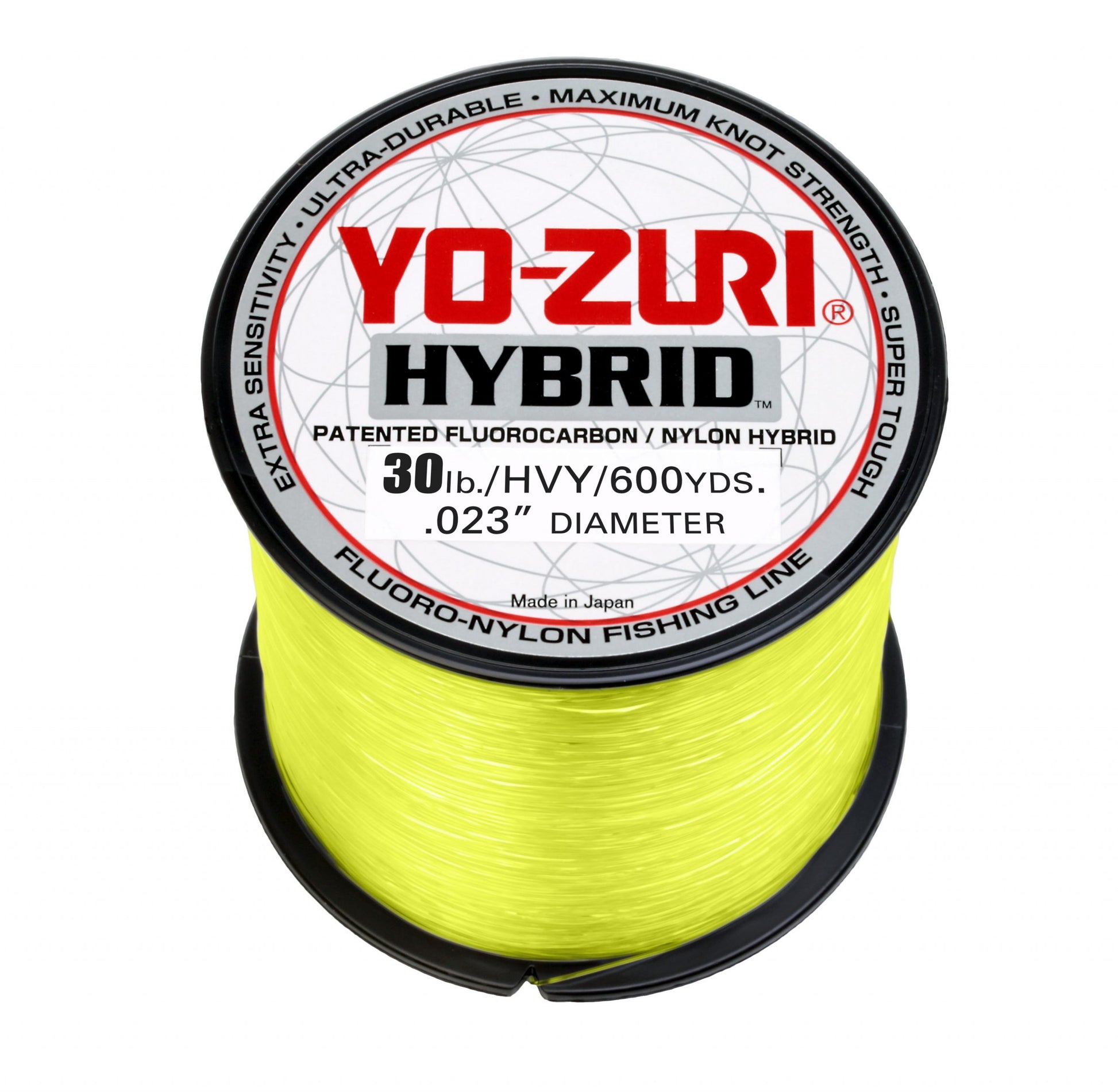 YO-ZURI HYBRID HIGH VIS YELLOW 600 YDS image 0