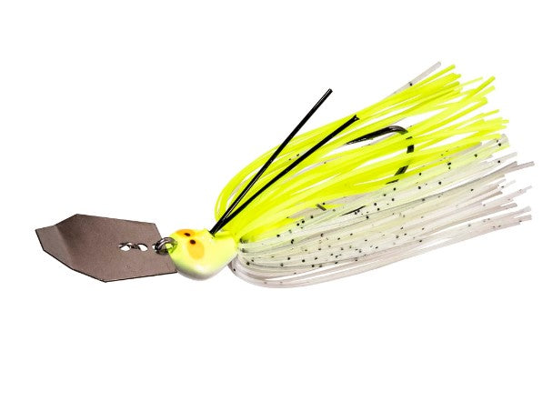 ZMAN CROSSEYEZ CHATTERBAIT - 1/2 OZ, CHARTREUSE/WHITE image