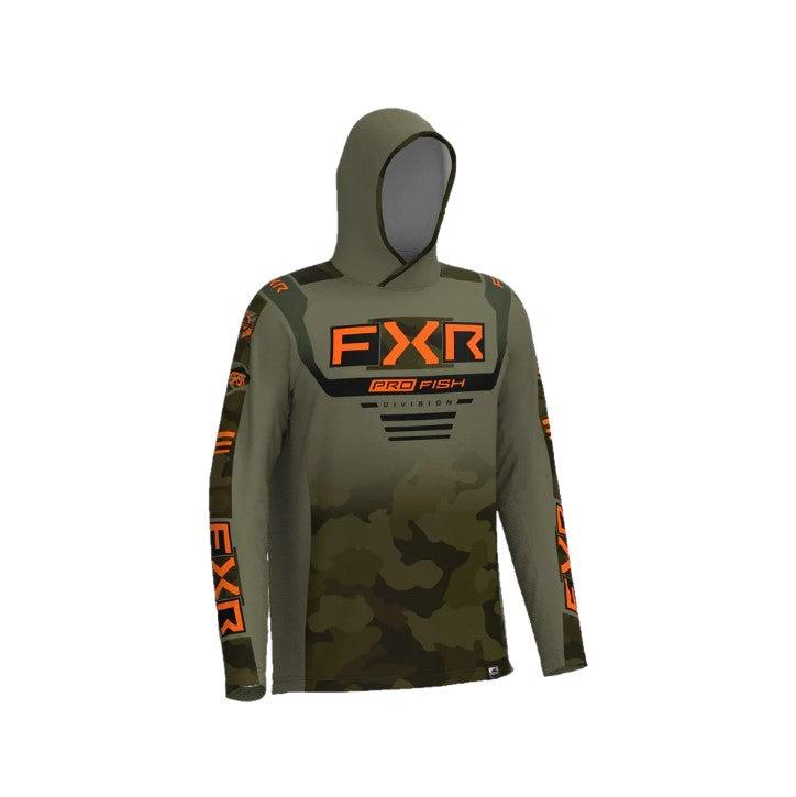FXR CHANDAIL À CAPUCHON UPF "PROFISH TOURNAMENT" AIR UP POUR HOMME - VERT image 0