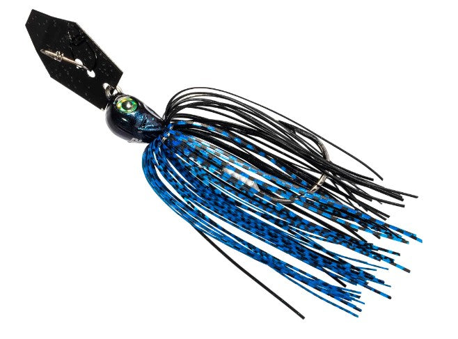 ZMAN CHATTERBAIT ELITE EVO - 1/2 OZ, BLACK BLUE image