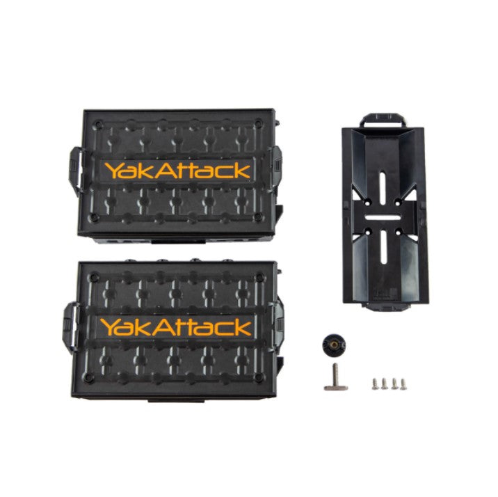 YAK ATTACK ENSEMBLE TRACPAK DE 2 BOÎTES & 1 BASE À DÉGAGEMENT RAPIDE - NOIR image 1