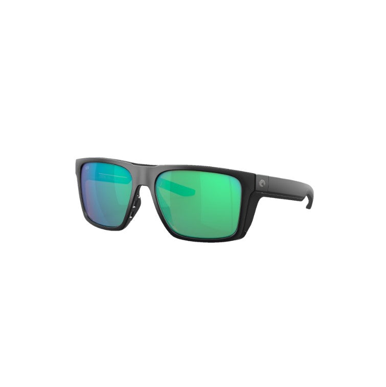 COSTA LUNETTE DE SOLEIL AVEC VERRE POLARISÉ 580 - LIDO - MATTE BLACK, GREEN MIRROR image