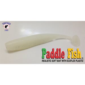 LEURRE SOUPLE PADDLE FISH 2'' AVEC ODEUR ET SEL INJECTÉ DE TARGET BAIT image 0