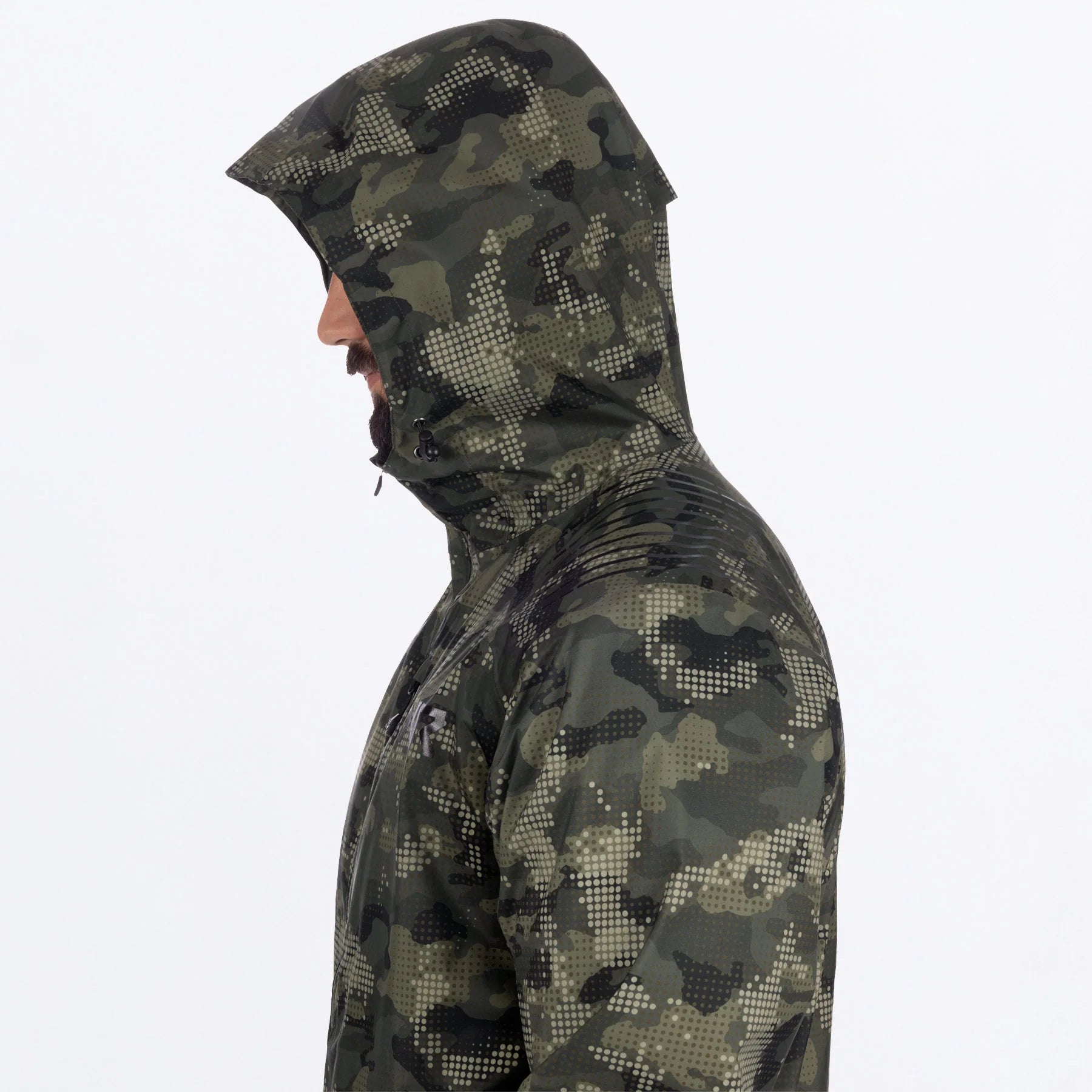 FXR ADVENTURE LITE TRI-LAMINATE COAT ARMY DRIFT CAMO