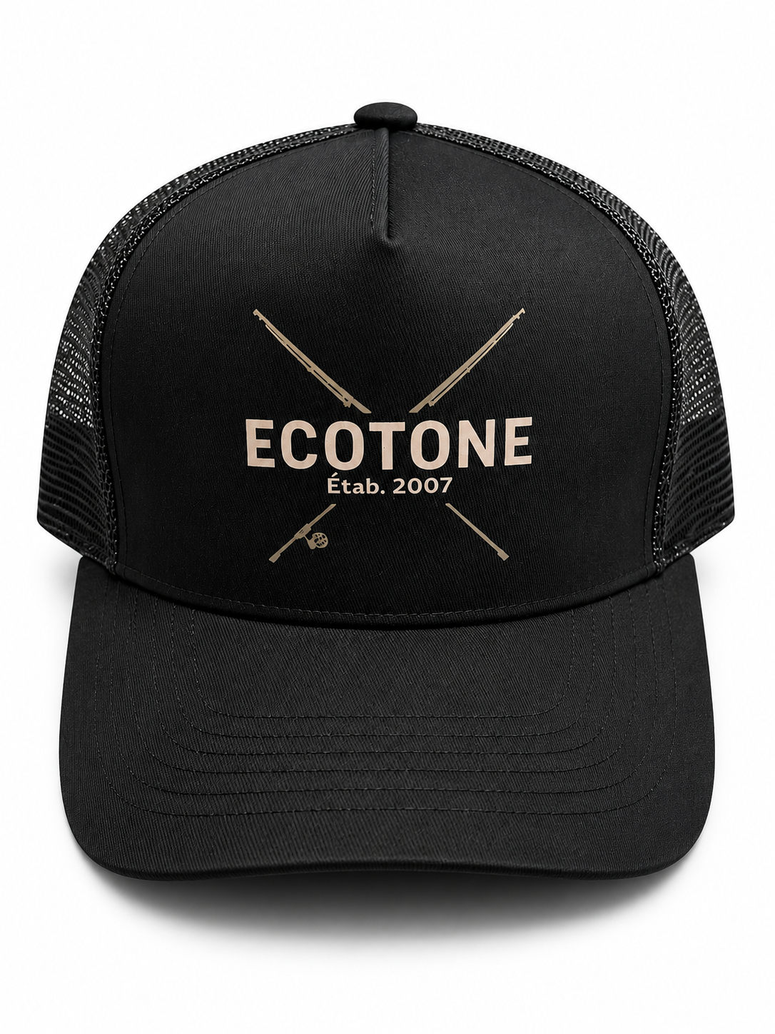 ECOTONE BLACK SNAPBACK CAP