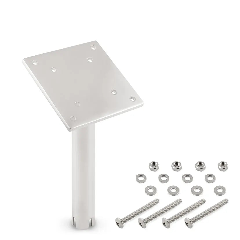 CANNON GIMBAL MOUNT, STAINLESS STEEL, 9”