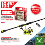 13TH FISHING COMBO TACT X LIGHT SPINNING ROD 2 PCS
