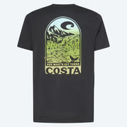 COSTA STREAM TO SEA WEST T-SHIRT - WASHED BLACK