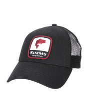 SIMMS CASQUETTE BASS PATCH TRUCKER, NOIR image 0