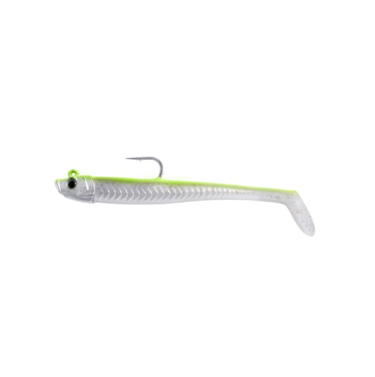 FISHLAB MAD EEL 5'' 1 OZ - CHARTREUSE/WHITE image