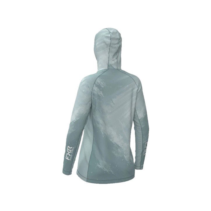 FXR CHANDAIL À CAPUCHON UPS "DERBY SWELL" AIR POUR FEMME – BLEU PÂLE image 1