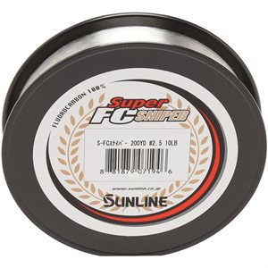 SUNLINE FLUOCARBON SUPER FC SNIPER - NATURAL CLEAR, 12 LBS image