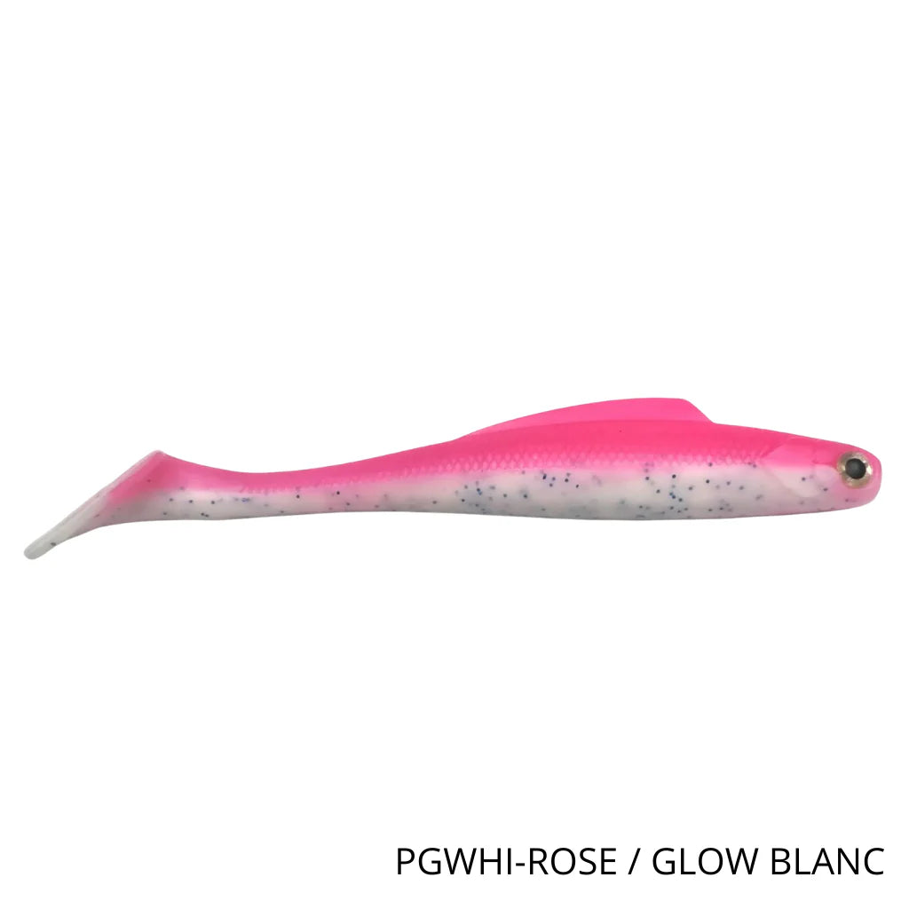 MALADE DE PÊCHE MÉNÉ MME. WALLY 4’’ - ROSE BLANC GLOW image