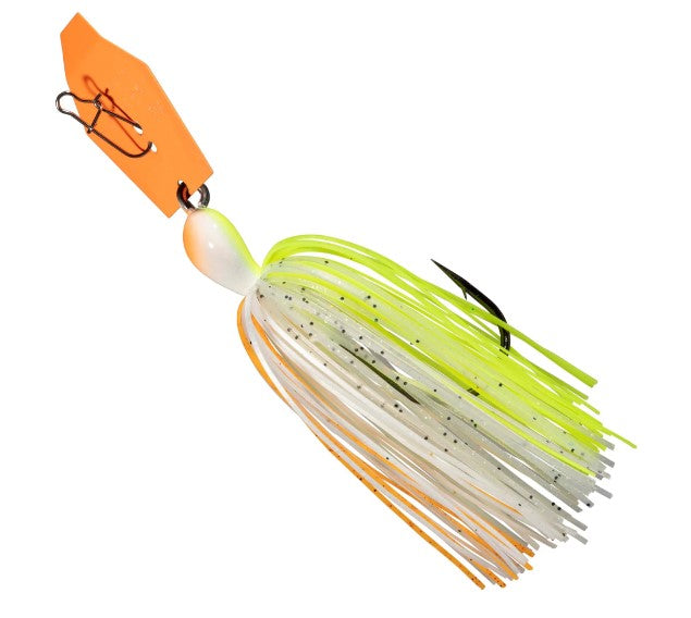 ZMAN BIG BLADE CHATTERBAIT - 1/2 OZ, CHARTREUSE/WHITE/ORANGE image