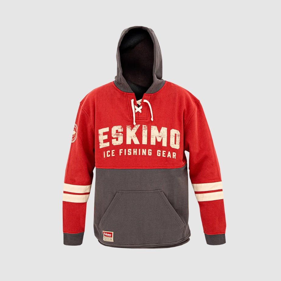 ESKIMO CHANDAIL À CAPUCHE VARSITY, ROUGE image 0