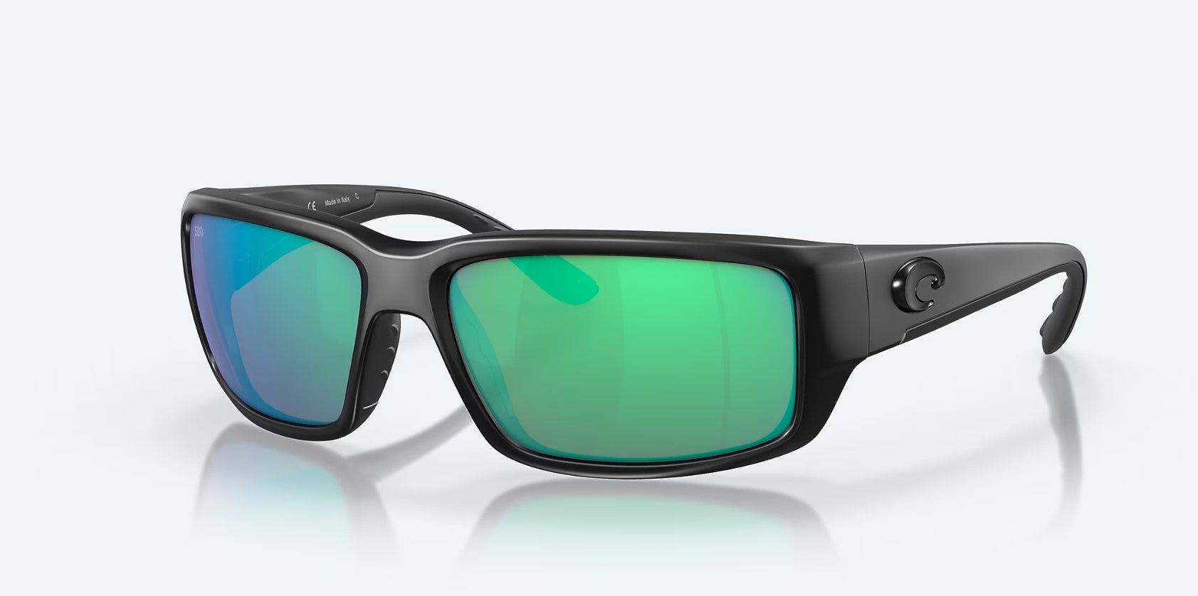 COSTA DEL MAR LUNETTE POLARISÉE EN VERRE FANTAIL - BLACK OUT, GREEN MIRROR image