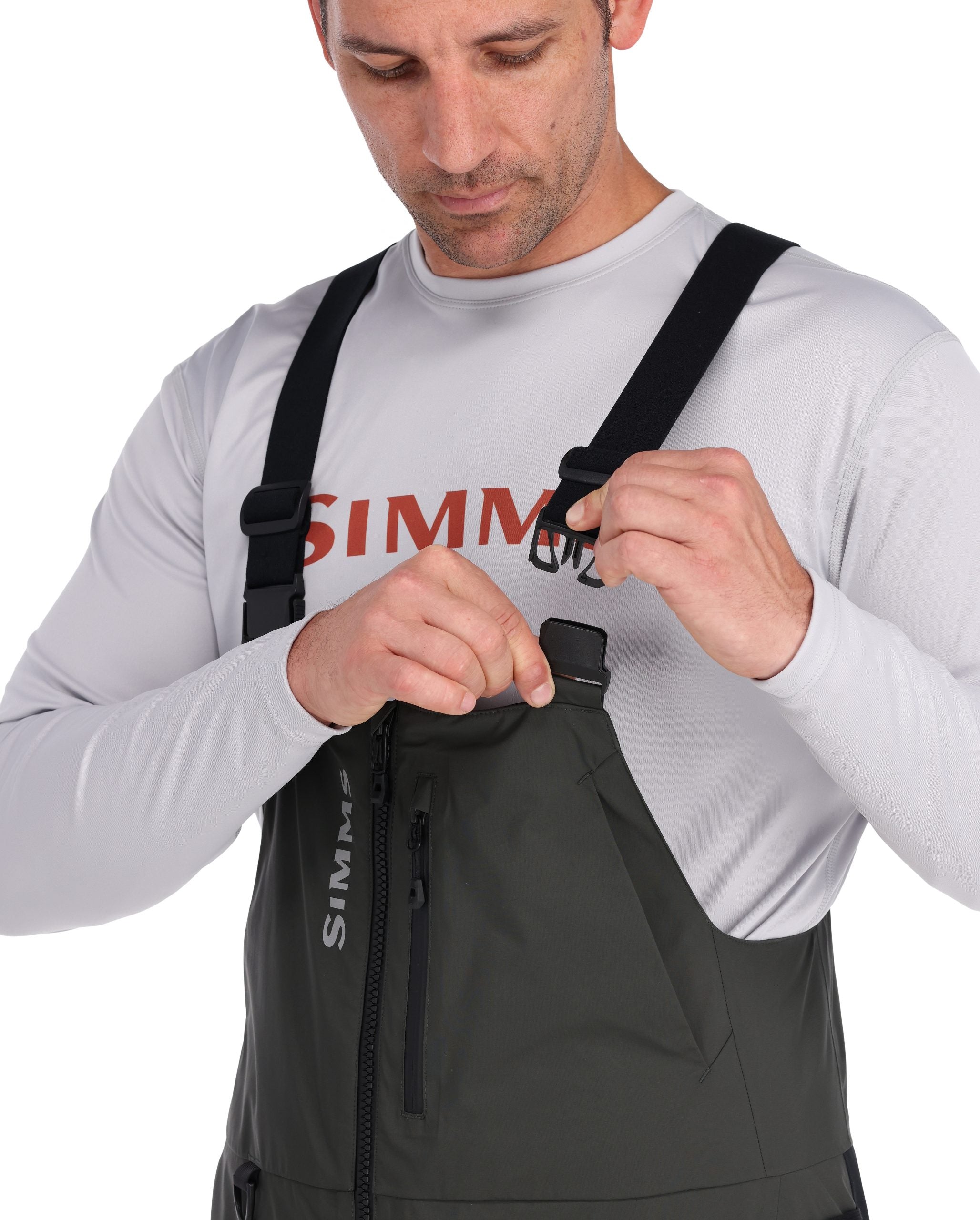 SIMMS PANTALON IMPERMÉABLE DOUBLÉ GUIDE, CARBON image 3