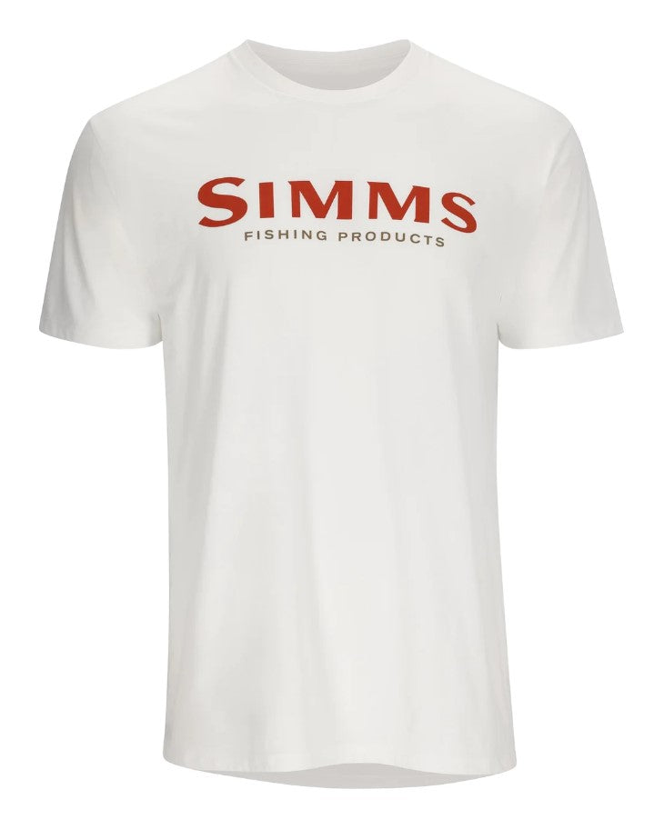 SIMMS T-SHIRT AVEC LOGO, BLANC image 0