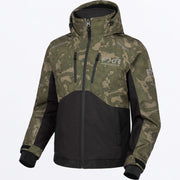 FXR EVOLUTION FX TECH SHELL JACKET, MOSS SHIFT COVER BLACK