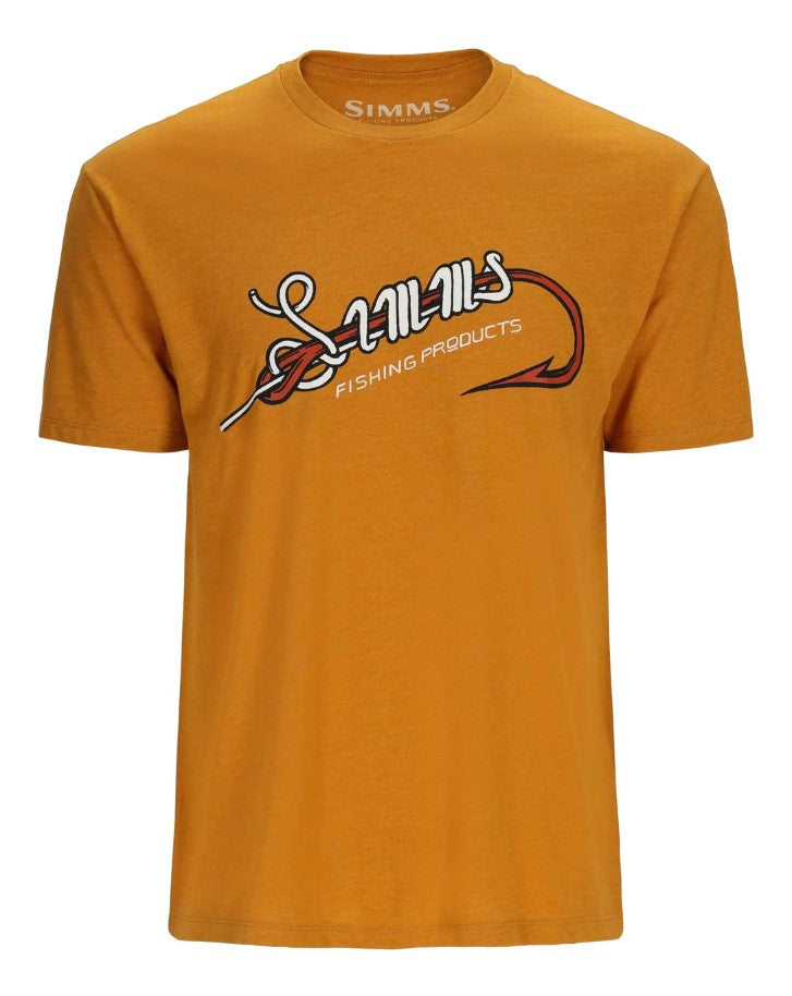 SIMMS T-SHIRT HOOK AND LOOP, BUCKHORN HEATHER image 0