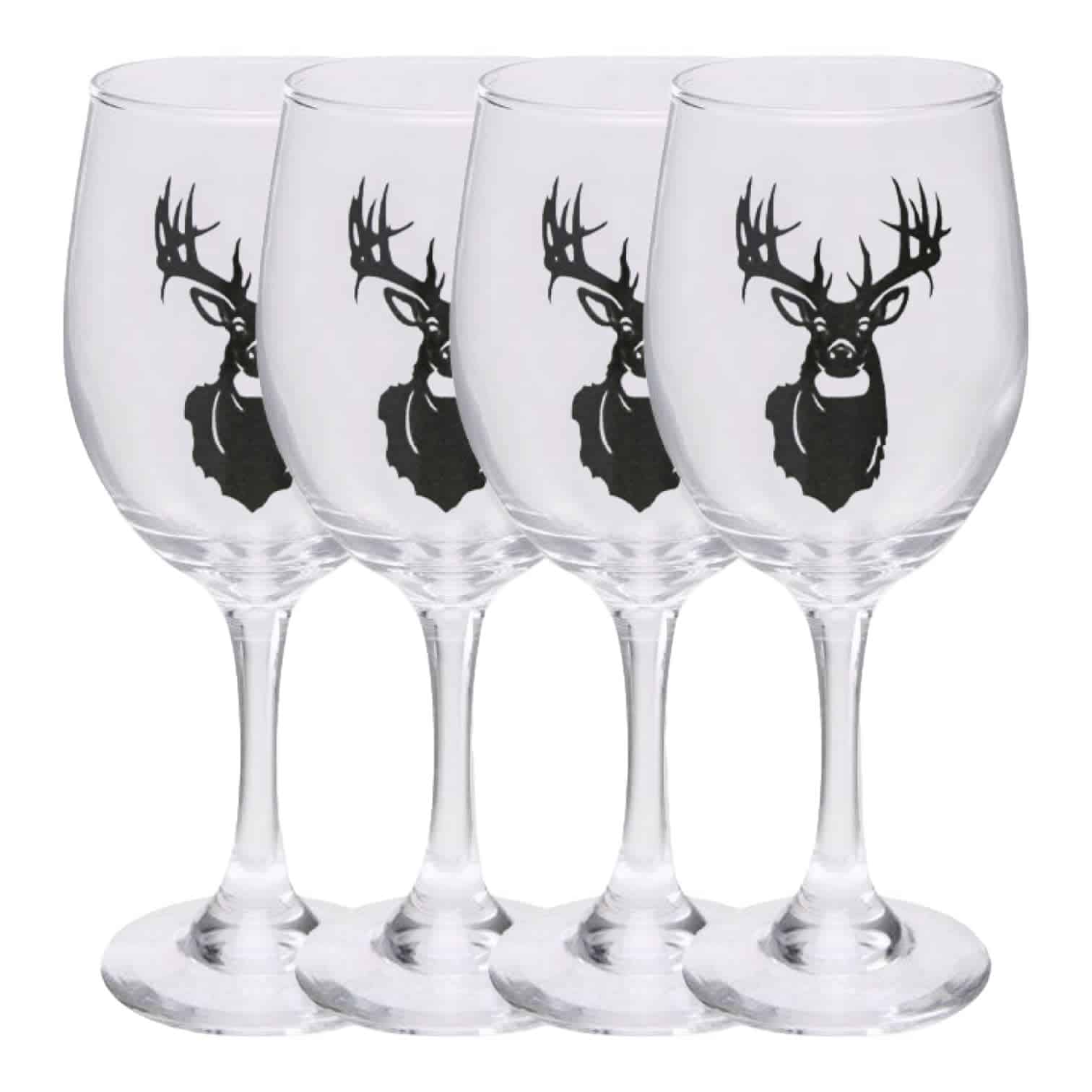 L’ENTREPÔT DU CHASSEUR 4 COUPE À VIN 14 OZ CHEVREUIL image 0