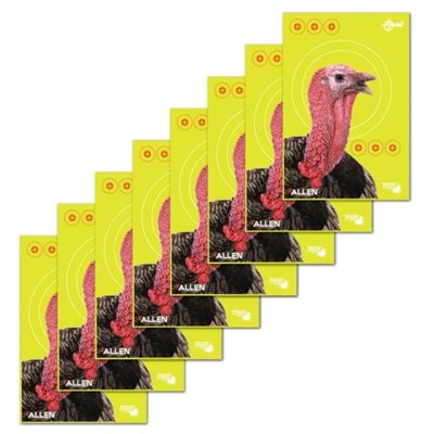 CIBLE PAPIER ALLEN EZ-AIM 12X18 DINDE 8 PAR PAQUET image 1