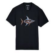 SIMMS T-SHIRT ABSTRACT SALT NOIR image 0