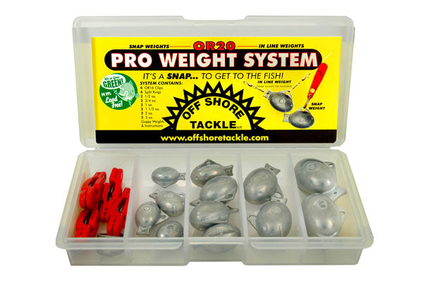 OFF SHORE TACKLE ENSEMBLE DE POIDS À PINCE PRO WEIGHT SYSTEM image 0