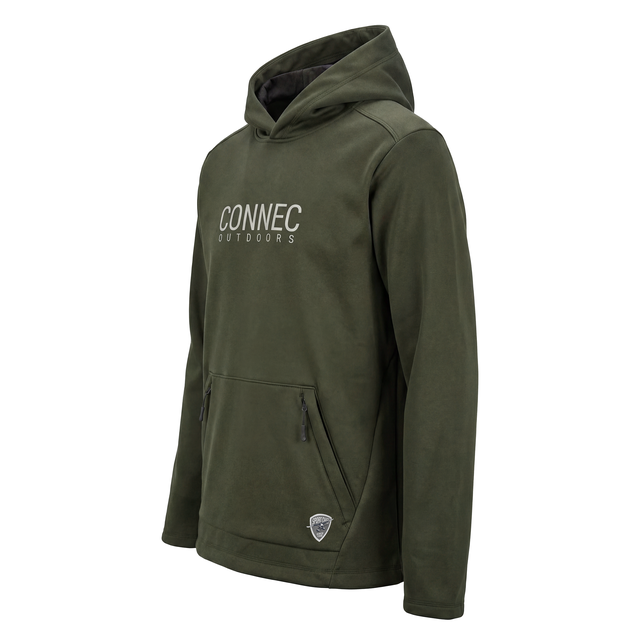 PROMO PERMIS DE PÊCHE GRATUIT CONNEC HOODIE AVEC FILET PRINSTA VERT KHAKI image 1