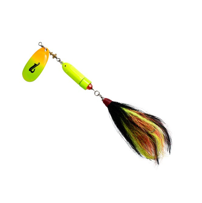 LIVINGSTON LEURRE EBS SPINNER 100 - HOT ORANGE CHARTREUSE image