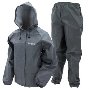 L'ENSEMBLE DE PLUIE ULTRA-LÉGER 2 DE FROGG TOGGS - CARBON BLACK, SMALL image