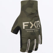 FXR TOURNAMENT UPF FISHING GLOVES ARMY