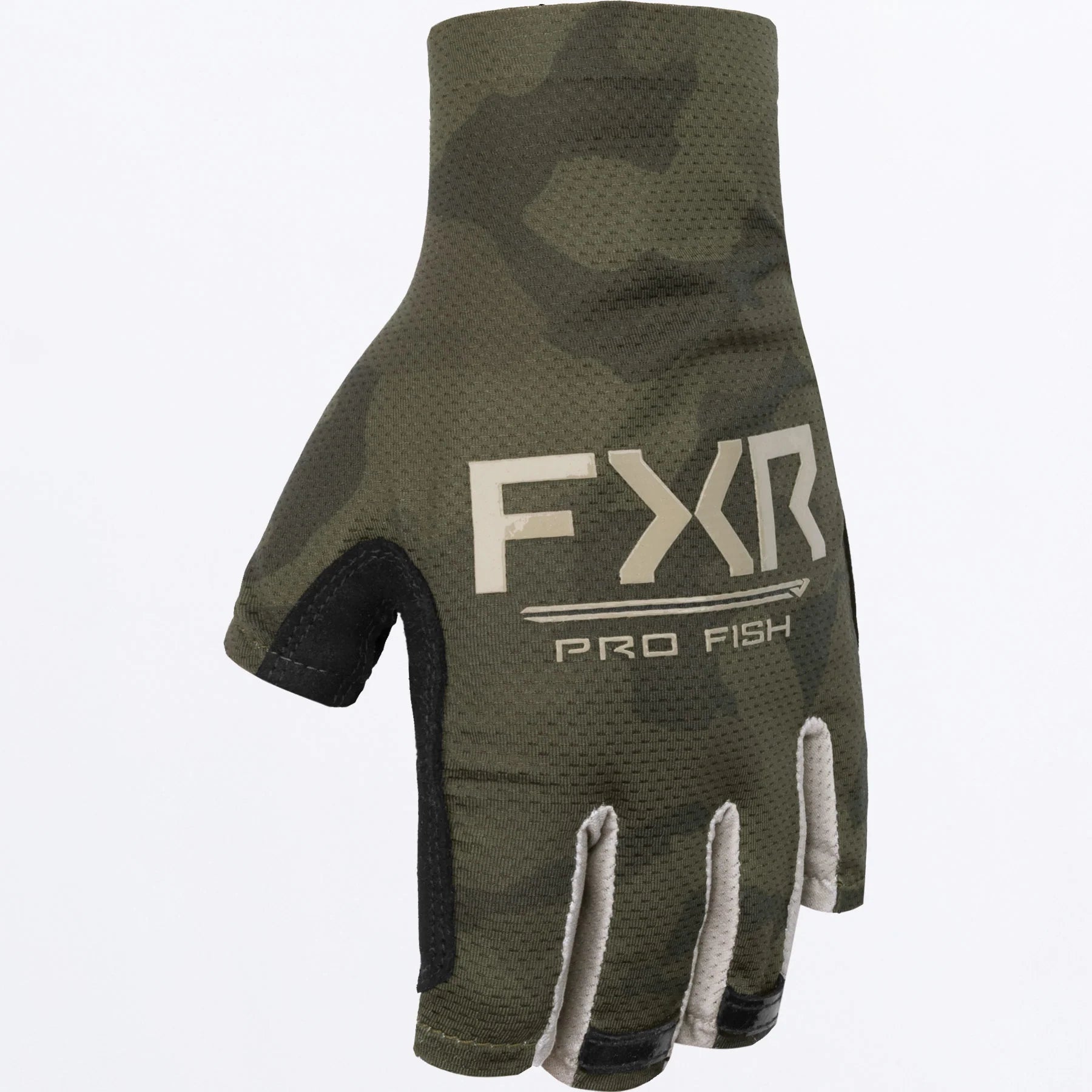FXR TOURNAMENT UPF FISHING GLOVES ARMY