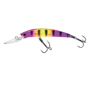 YO-ZURI CRYSTAL MINNOW DEEP DIVER WALLEYE - 130 MM - ALVIN PURPLE CHART. image