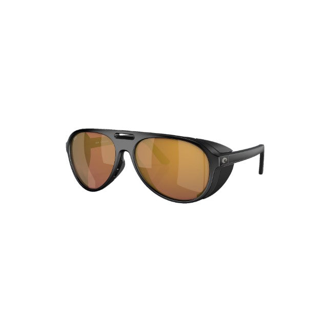 COSTA LUNETTE DE SOLEIL AVEC VERRE POLARISÉ 580 - GRAND CATALINA - MATTE BLACK, GOLD MIRROR image