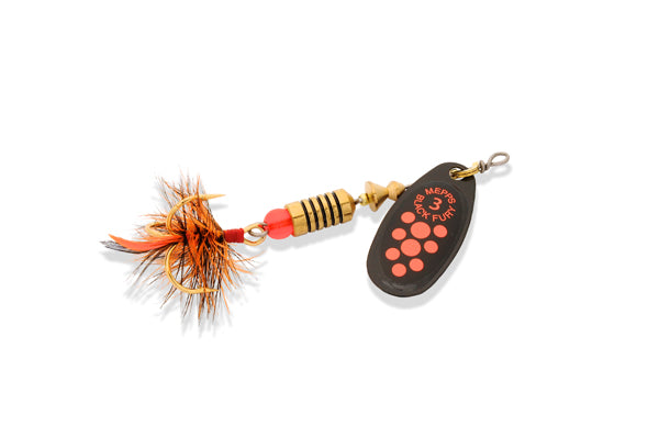 MEPPS CUILLÈRE BLACK FURY GARNI - 1/4, FLUORESCENT RED image