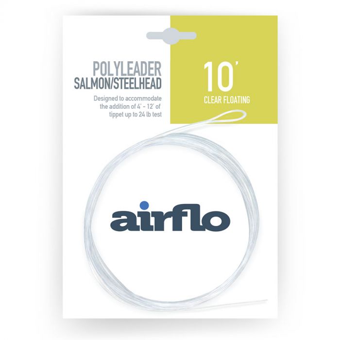 AIRFLO POLYLEADER 10' SAUMON ET TRUITE ARC-EN-CIEL - CLEAR FLOATING image