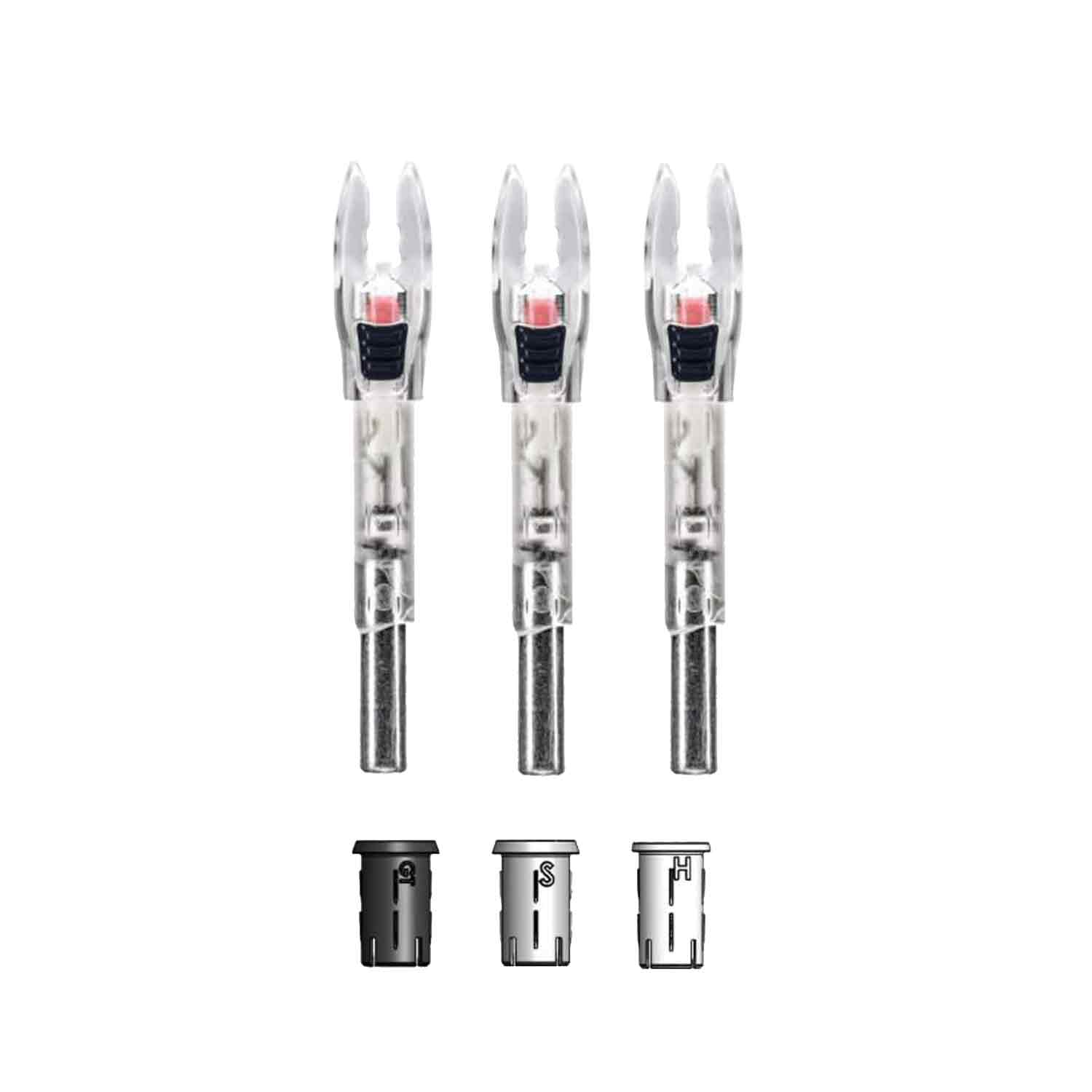 NOCKTURNAL SHIFT UNIVERSEL - ENCOCHE LUMINEUSE ROUGE - PACK DE 3 image 0