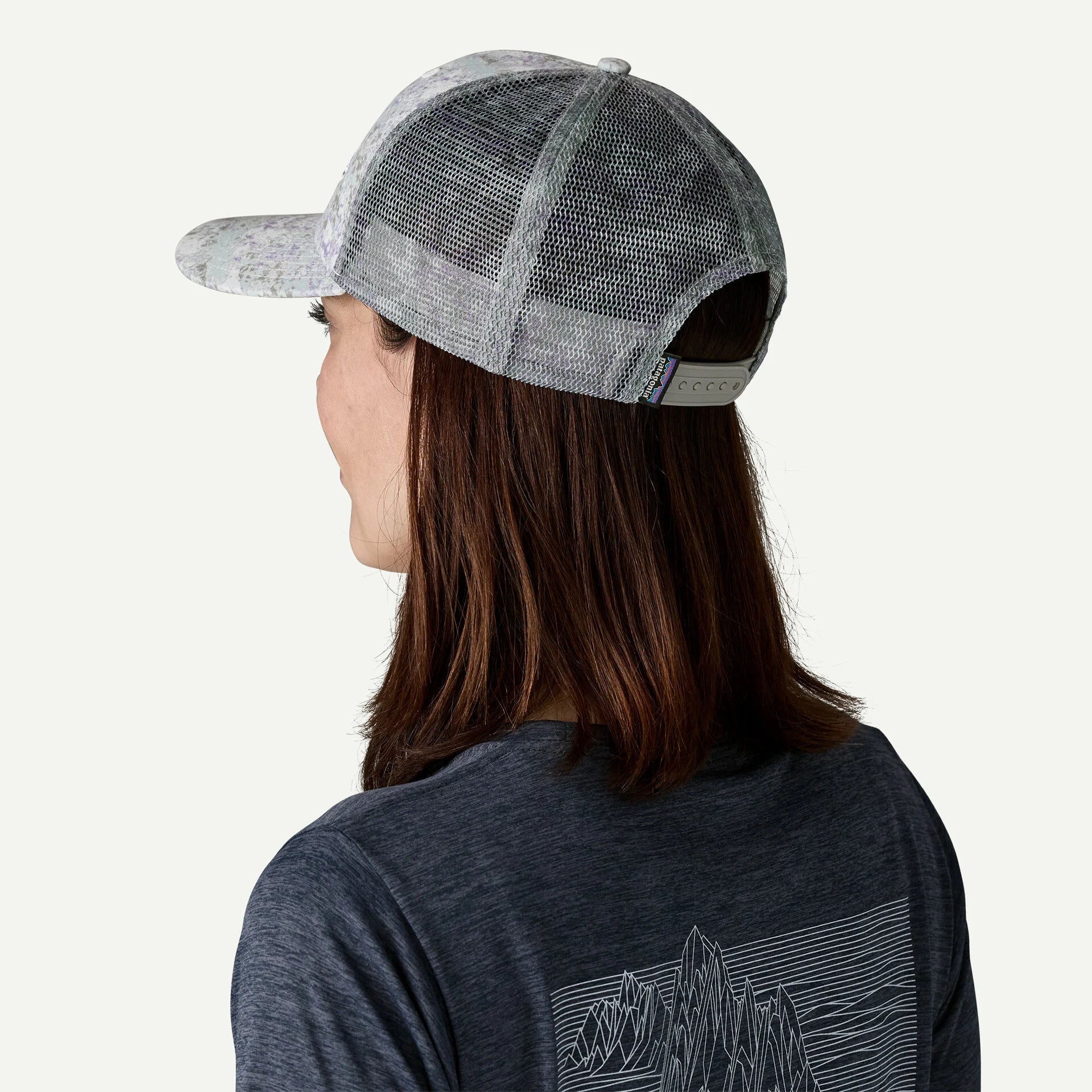 PATAGONIA CASQUETTE TRUCKER TROUT - ROCK WASH THERMAL BLUE image 2