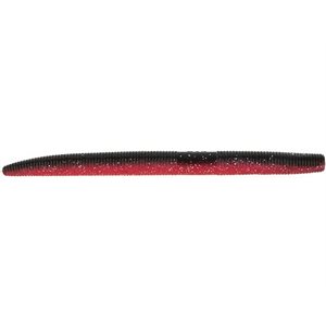 GARY YAMAMOTO SENKO  5" - 10/PAQUETS - BLACK/RED/W/SILVER image