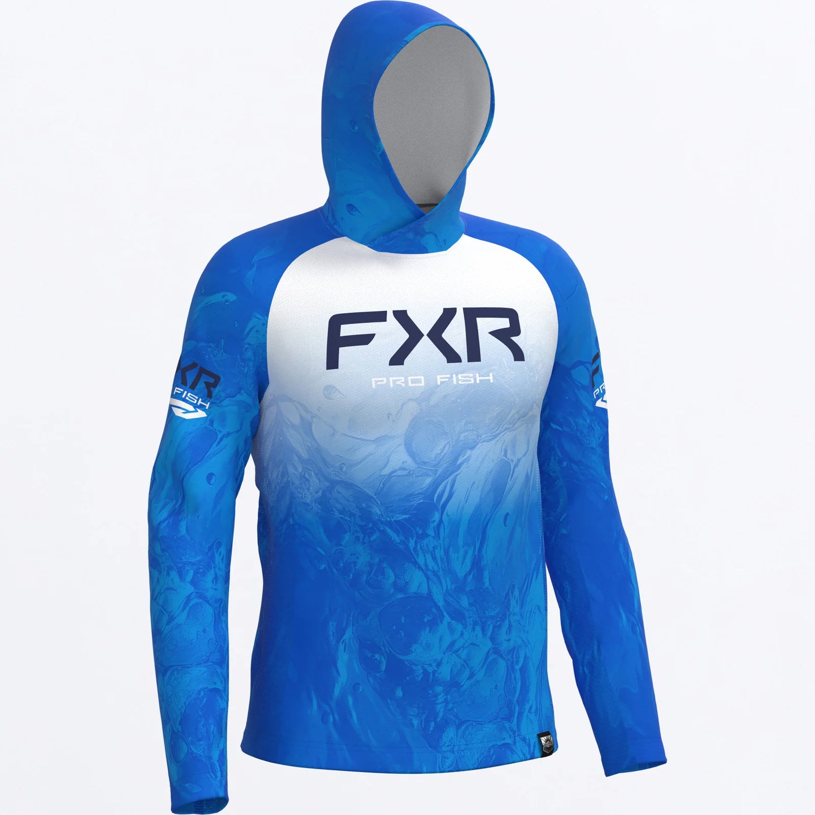FXR CHANDAIL CAPUCHON DERBY UNDERTOW AIR UPF COBALT BLANC image 0
