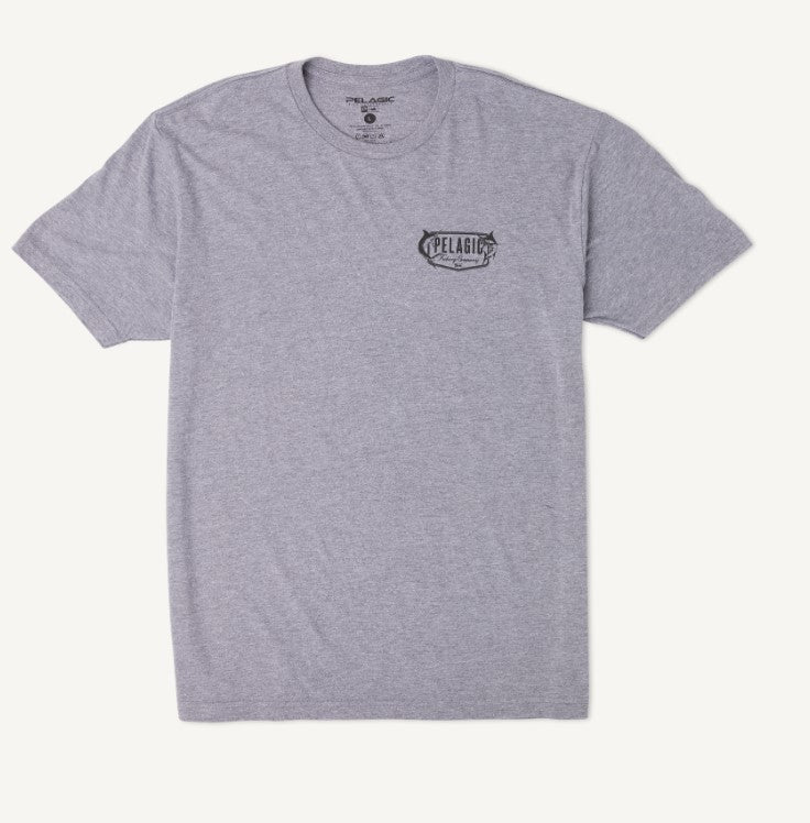 PELAGIC T-SHIRT PREMIUM TRI BLEND TWIN BEAKS, PREMIUM HEATHER image 0