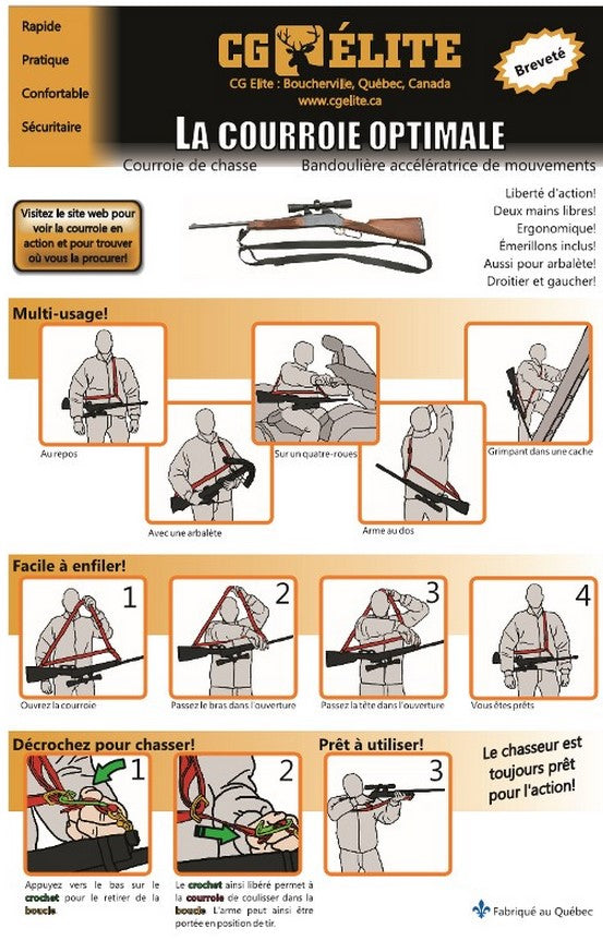 CG ELITE COURROIE ELITE POUR FUSIL ET CARABINE image 1