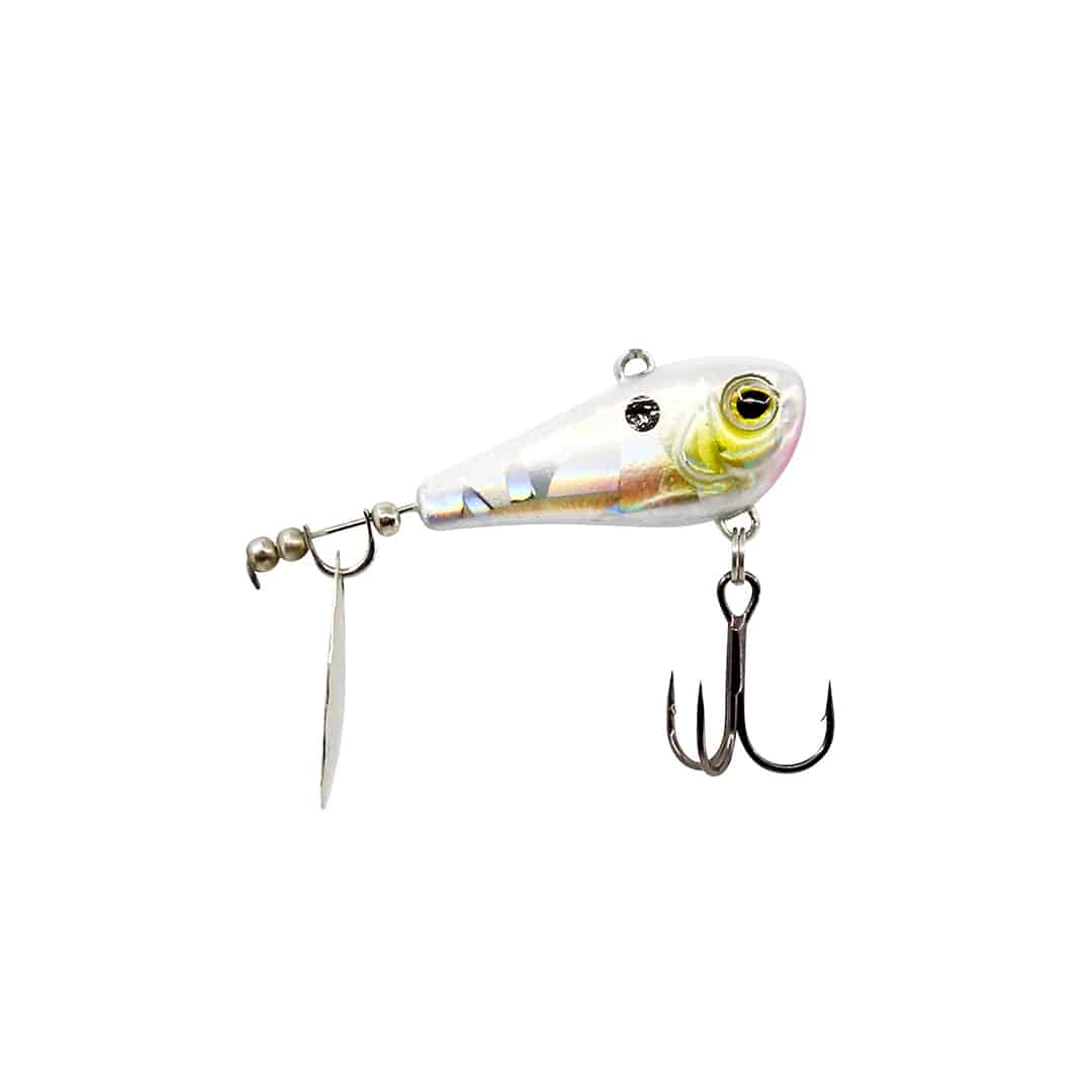FISHLAB POISSON NAGEUR BIO SHAD INDIANA TAILSPIN 3/4'' - WHITE SILVER image