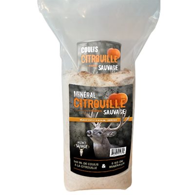 MINÉRAL CITROUILLE POUR CHEVREUIL 6 KG PAR INSTINCT SAUVAGE image 0